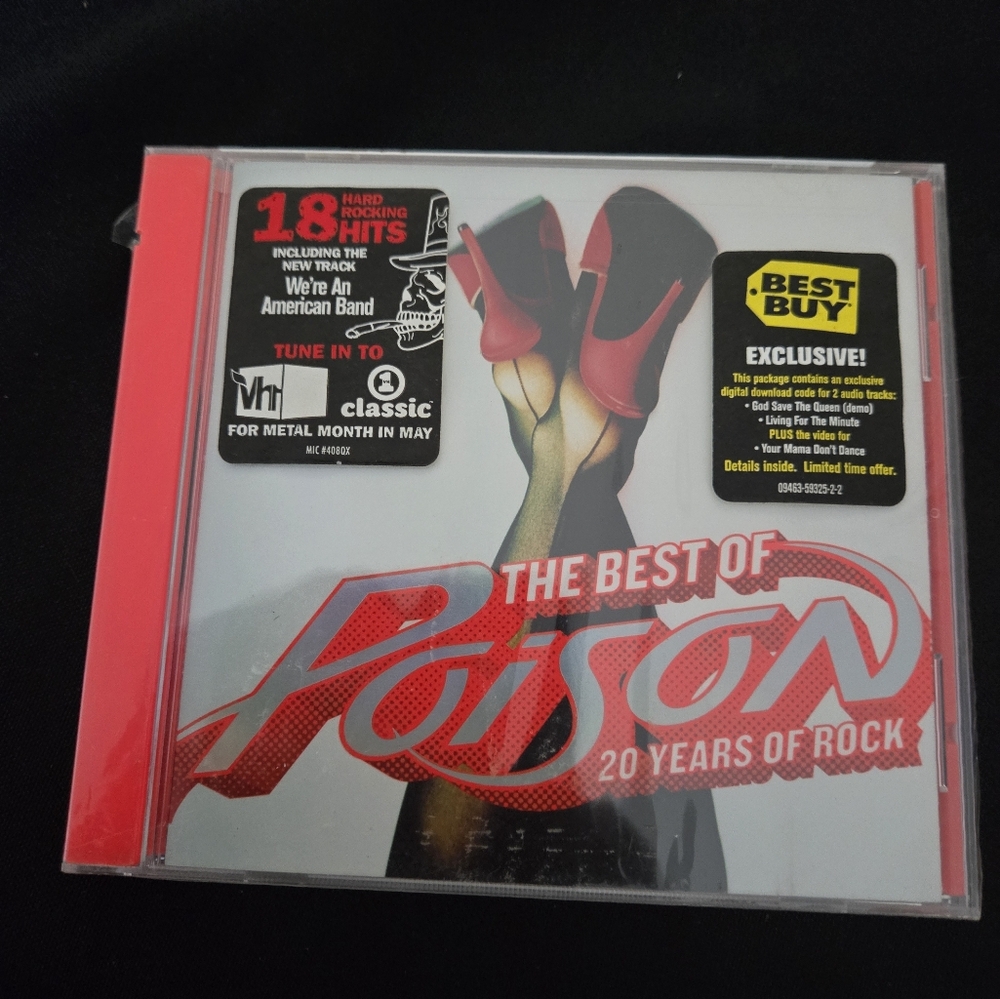 Poison The Best of 20 Years of Rock CD
